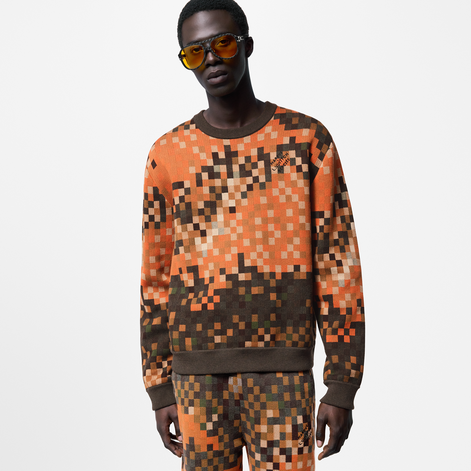 Jacquard Cotton Pullover  in Men's Ready-to-Wear Knitwear and Sweatshirts collections by Louis Vuitton (Product zoom)